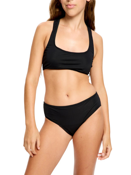 Modibodi Costum de baie menstrual pentru fete Modibodi Teen Bikini Brief High negru slip