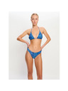 Modibodi Costum de baie Modibodi Tidal Triangle Bikini Top Python Blue vârf