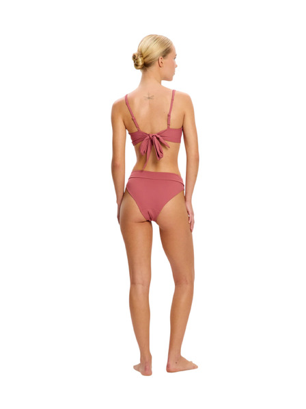 Modibodi Costum de baie menstrual Modibodi Molokai Hi-Waist Tie Bottom High Absorbency Mauve fund