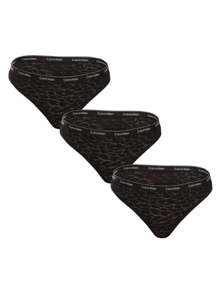 Calvin Klein Set trei - chilot brazilian dama Calvin Klein negru