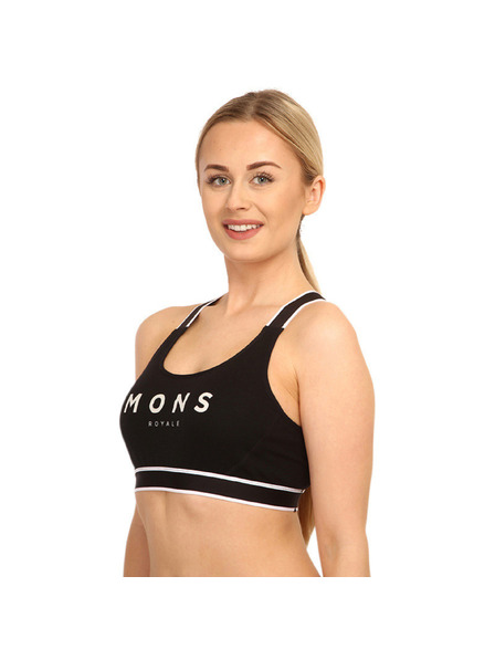 Mons Royale Sutien dama Mons Royale merino negru