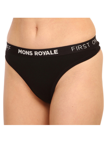 Mons Royale Tanga dama Mons Royale merino negru