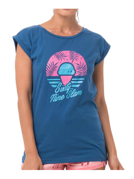 69slam Tricou pentru femei 69SLAM 69 DAWN BLUE ELISA