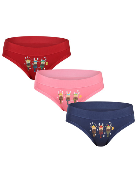 andrie Set trei - Chiloti pentru femei Andrie multicolor