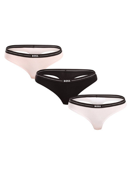BOSS Set trei - Tanga pentru femei BOSS multicolor
