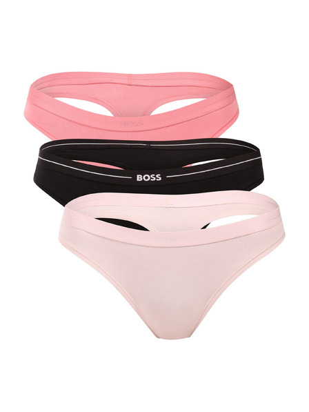 BOSS Set trei - Tanga pentru femei BOSS multicolor