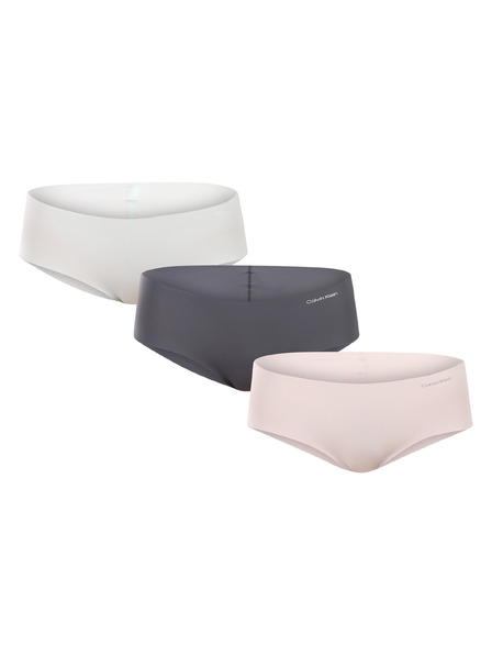 Calvin Klein Set de trei - chiloți fără cusură multicolori Calvin Klein pentru femei