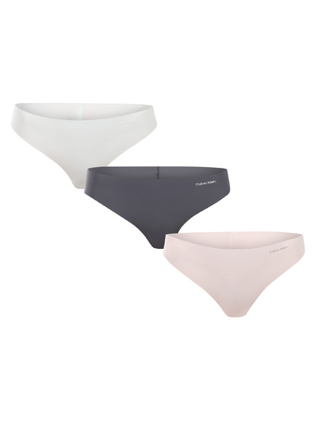 Calvin Klein Set de trei - tanga fără cusătură pentru femei Calvin Klein multicolor