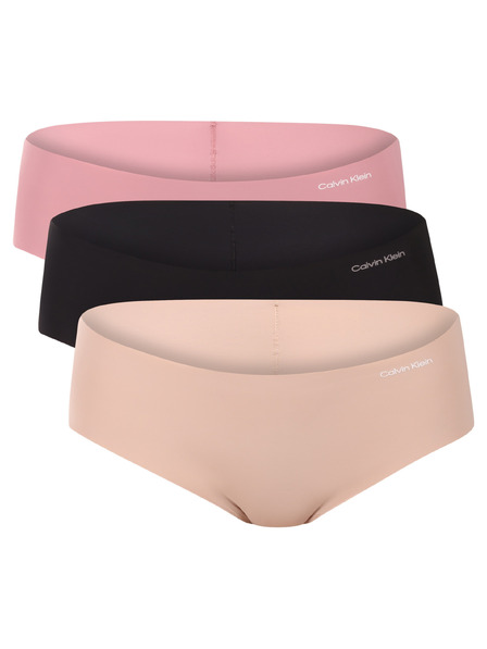 Calvin Klein Set de trei - chiloți fără cusură multicolori Calvin Klein pentru femei