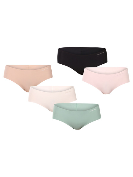 Calvin Klein Set de cinci - chiloți fără cusătură pentru femei Calvin Klein multicolor