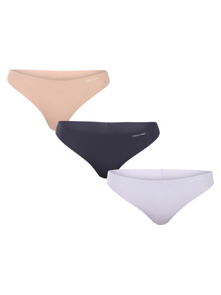Calvin Klein Set de trei - tanga fără cusătură pentru femei Calvin Klein multicolor
