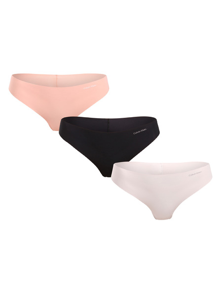 Calvin Klein Set de trei - tanga fără cusătură pentru femei Calvin Klein multicolor