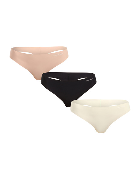 Calvin Klein Set de trei - tanga fără cusătură pentru femei Calvin Klein multicolor