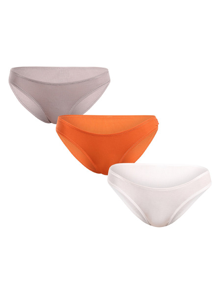 Calvin Klein Set de trei - chiloți multicolori Calvin Klein pentru femei