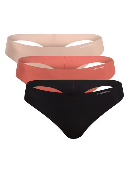 Calvin Klein Set de trei - tanga fără cusătură pentru femei Calvin Klein multicolor