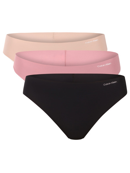 Calvin Klein Set de trei - tanga fără cusătură pentru femei Calvin Klein multicolor