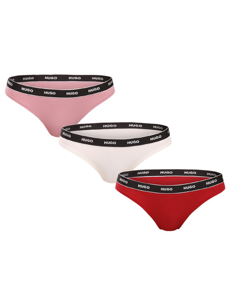 HUGO Set de trei - tanga damă HUGO multicolor