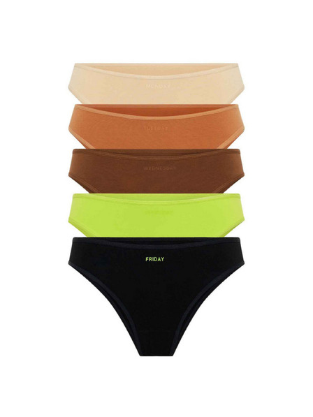 Modibodi Set de cinci - chilotei brazilieni damă Modibodi Basic