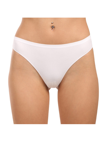 Moravec Tanga damă Moravec fără cusături albă