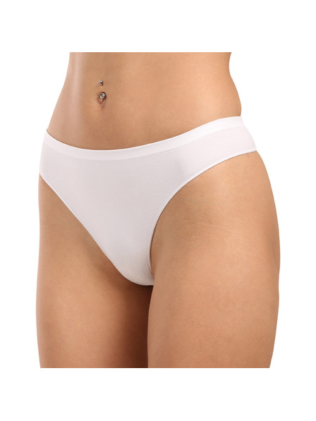 Moravec Tanga damă Moravec fără cusături albă