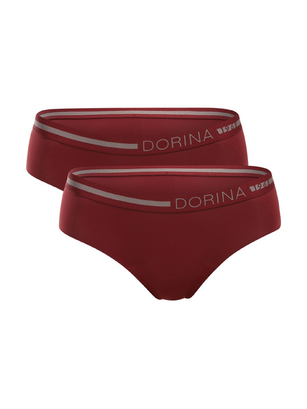 DORINA Set de doi - Chilotei menstruali Dorina Eco Moon Hipster roșii