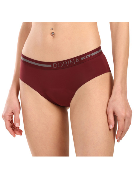 DORINA Set de doi - Chilotei menstruali Dorina Eco Moon Hipster roșii