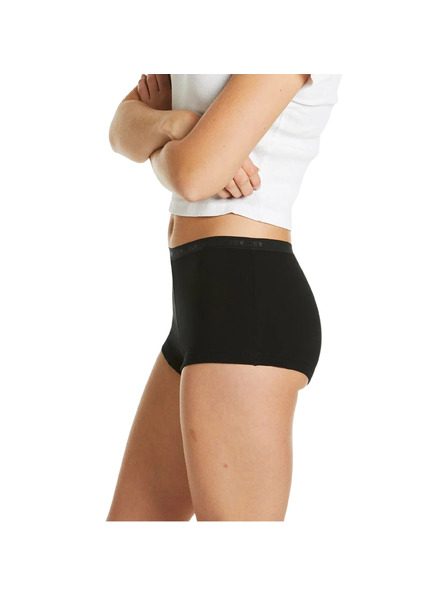 Love Luna Chilot menstrual pentru fete Love Luna Shortie Brief Black Hearts