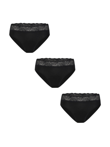 Modibodi Set de trei - Chilot menstrual Modibodi Sensual Hi-Waist Bikini Moderate-Heavy