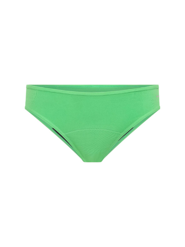 Modibodi Chiloți menstruali Modibodi Basic Mid-Rise Brief Moderate-Heavy Irish Green