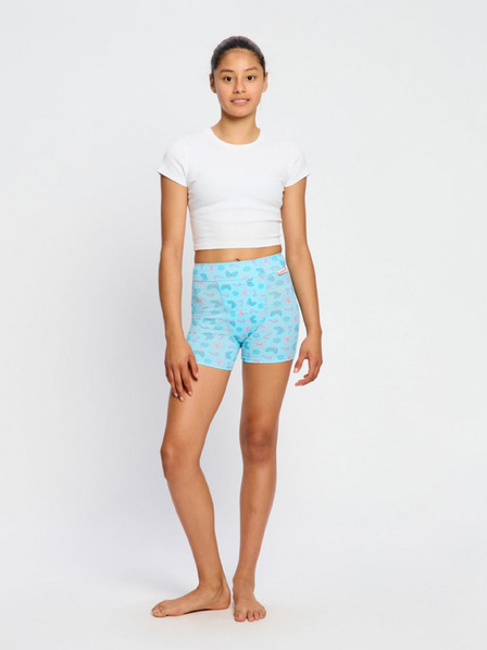 Modibodi Set de doi - Chiloți menstruali pentru dormit fete Modibodi Teen Sleep Short Super Happy Holiday Multi