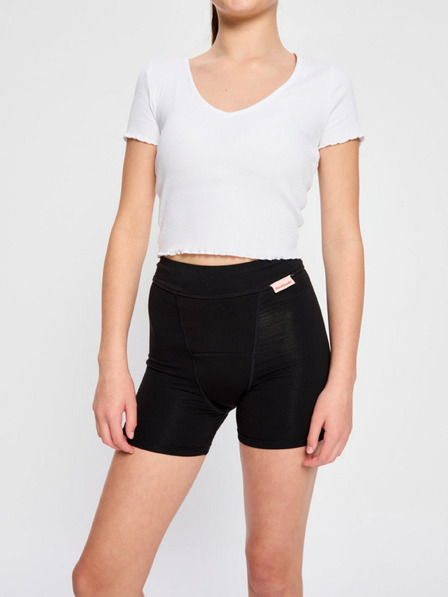 Modibodi Set de doi - Chiloți menstruali pentru dormit fete Modibodi Teen Sleep Short Super Black