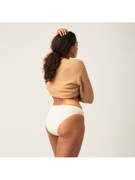 Modibodi Chiloți menstruali Modibodi Seamfree Bikini Moderate-Heavy Macadamia