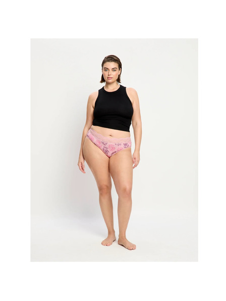 Modibodi Chilot menstrual Modibodi Sensual Hi-Waist Bikini Moderate-Cassia Pink