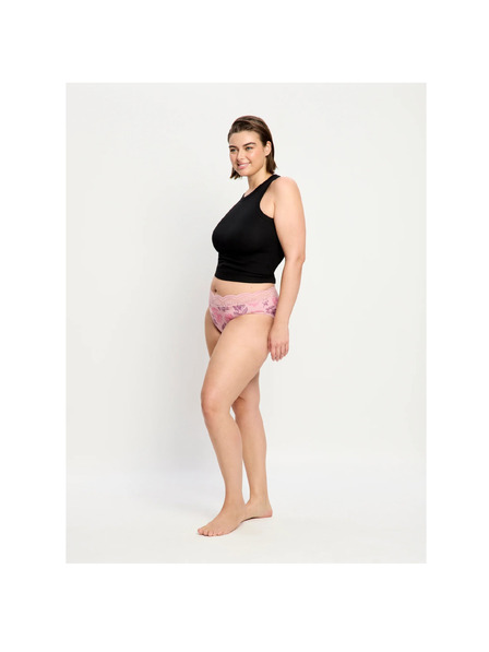 Modibodi Chilot menstrual Modibodi Sensual Hi-Waist Bikini Moderate-Cassia Pink