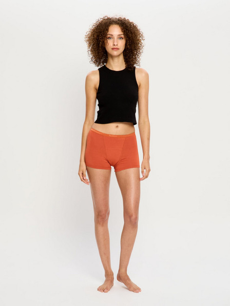 Modibodi Chilot menstrual Modibodi Classic Boyshort Super Burnt Brick