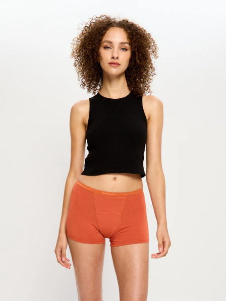 Modibodi Chilot menstrual Modibodi Classic Boyshort Super Burnt Brick