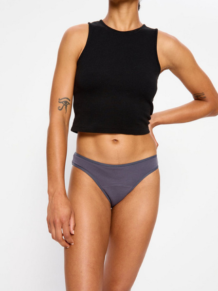 Modibodi Chilot menstrual Modibodi Basic Brazilian Moderate-Heavy Steel