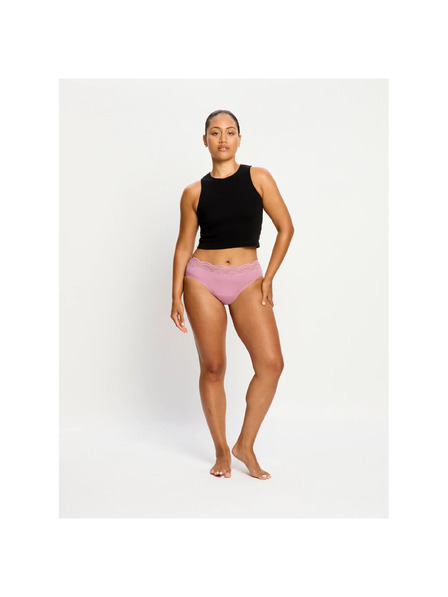 Modibodi Chilot menstrual Modibodi Sensual Hi-Waist Bikini Light Dusky Orchid