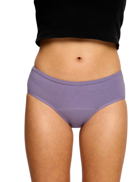 Modibodi Chilot menstrual Modibodi Basic Mid-Rise Brief Moderate Purple Tonic