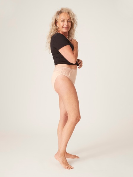 Modibodi Chilot menstrual Modibodi Sensual French Cut Moderate-Heavy Bej
