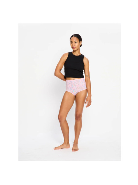 Modibodi Chilot menstrual Modibodi Classic Full Brief Moderate Flore Pink
