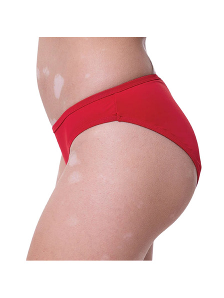 Femi.Eko Costum de baie menstrual Femi.Eko Maja Bikini UPF30 Moderate roșu partea de jos