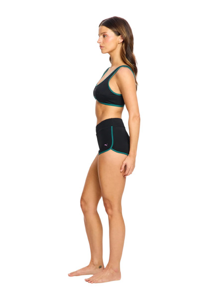 Modibodi Costum de baie menstrual Puma & Modibodi Short Super Black Orchid partea de jos
