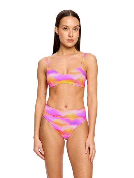 Modibodi Costum de baie menstrual Modibodi Hi-Leg Cheeky Bottom Light Hazy Pink partea de jos