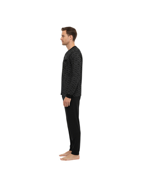 Gianvaglia Pijama pentru bărbați Gianvaglia multicolor (2501/black)