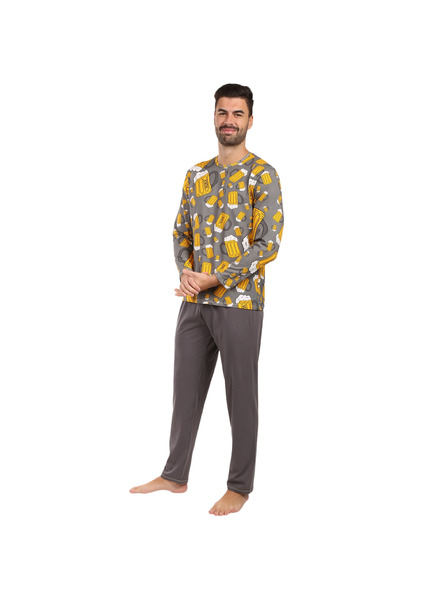 Lonka Pijama bărbați Lonka multicolori (Lopping bere mare gri)