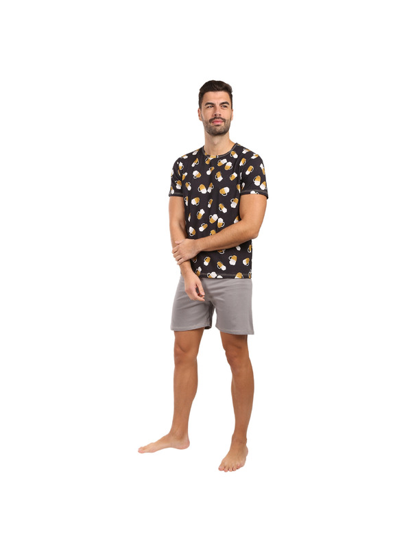 Lonka Pijama bărbați Lonka multicolori (Koffing bere/jumătate litru)