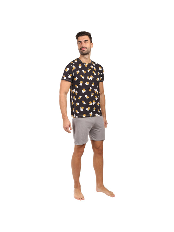 Lonka Pijama bărbați Lonka multicolori (Koffing bere/jumătate litru)