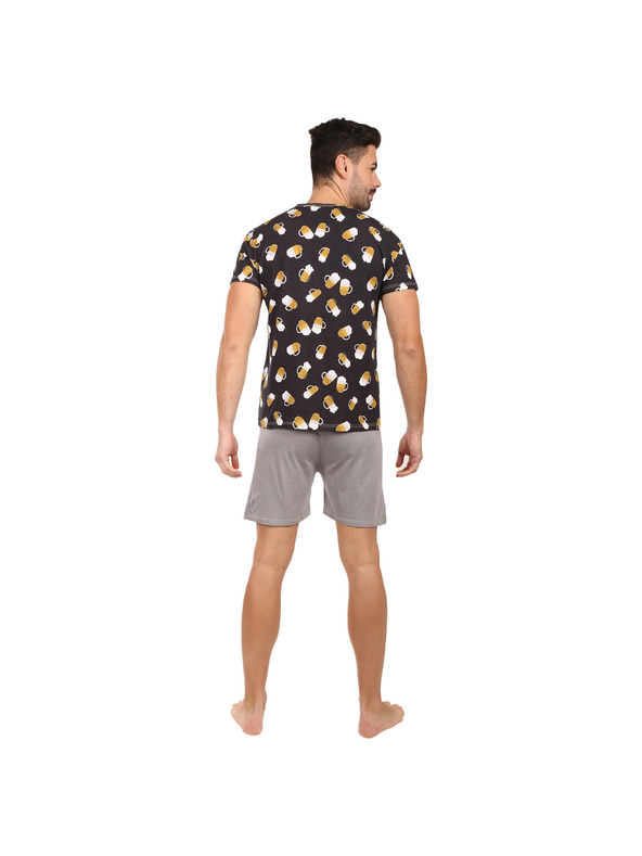 Lonka Pijama bărbați Lonka multicolori (Koffing bere/jumătate litru)