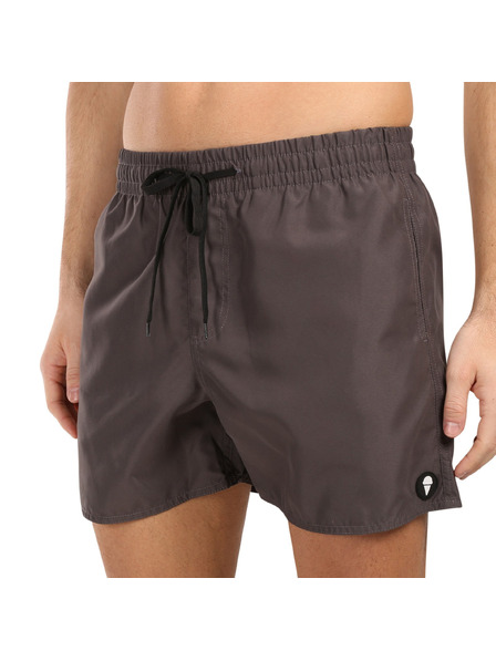69slam Pantaloni de baie bărbați 69SLAM DARK GREY SAMOA multicolori